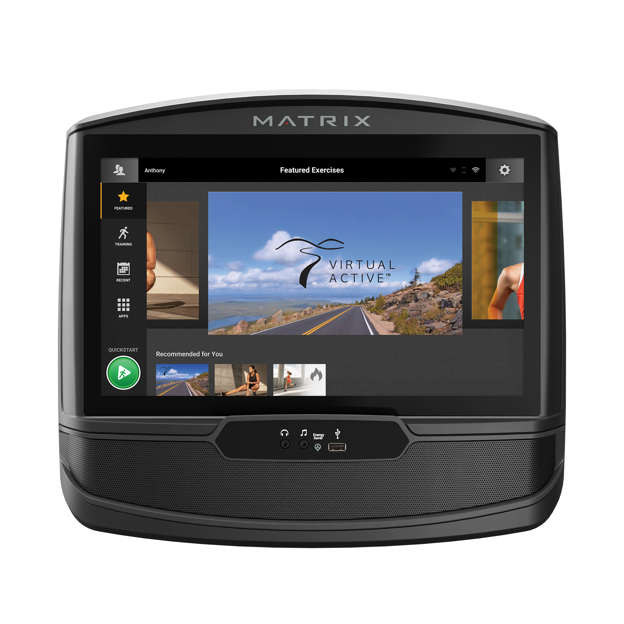 Matrix U30 Upright Cycle with Console Options ( XR, XER, XIR) - uk.johnsonfitness.com