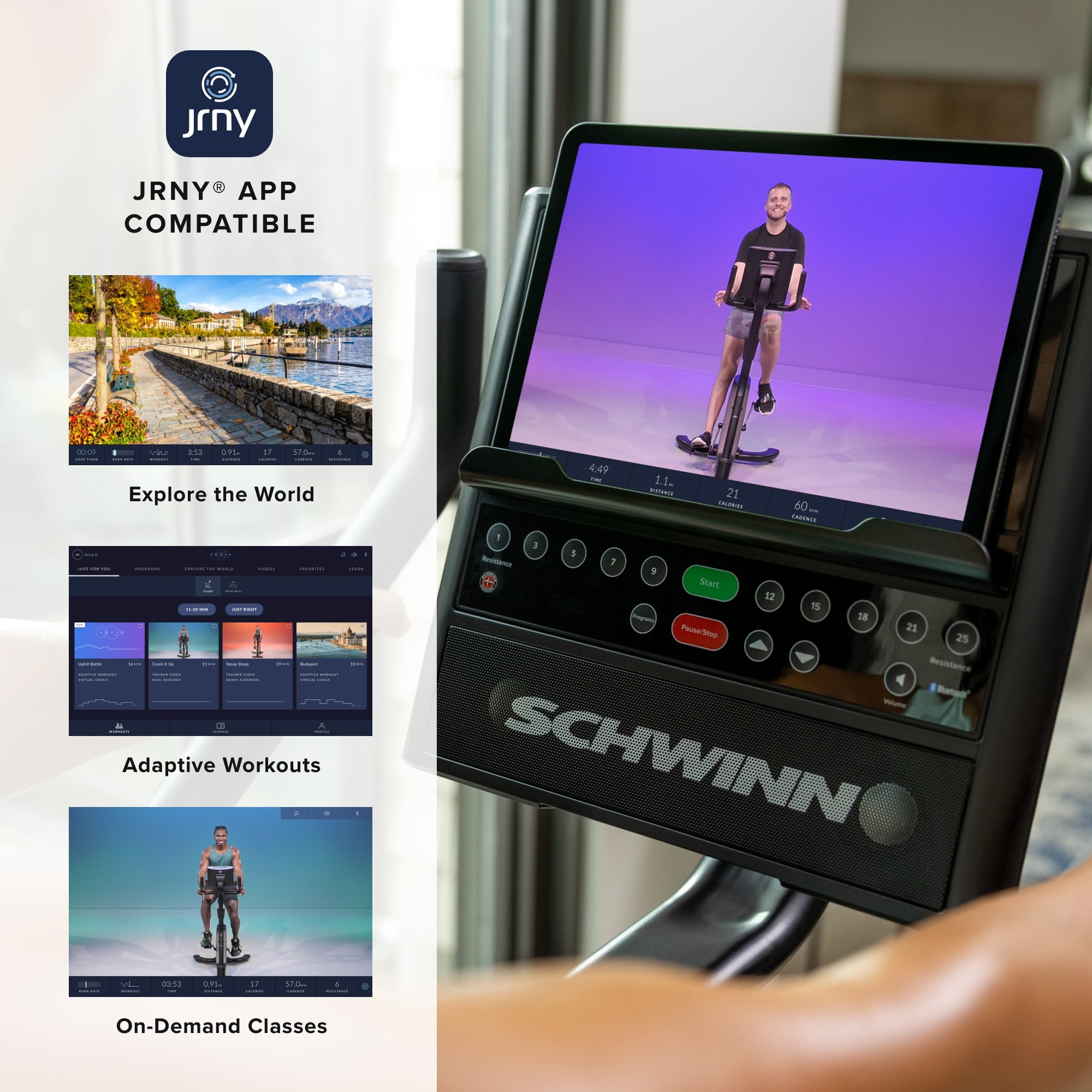 Schwinn 590U Upright Bike - uk.johnsonfitness.com