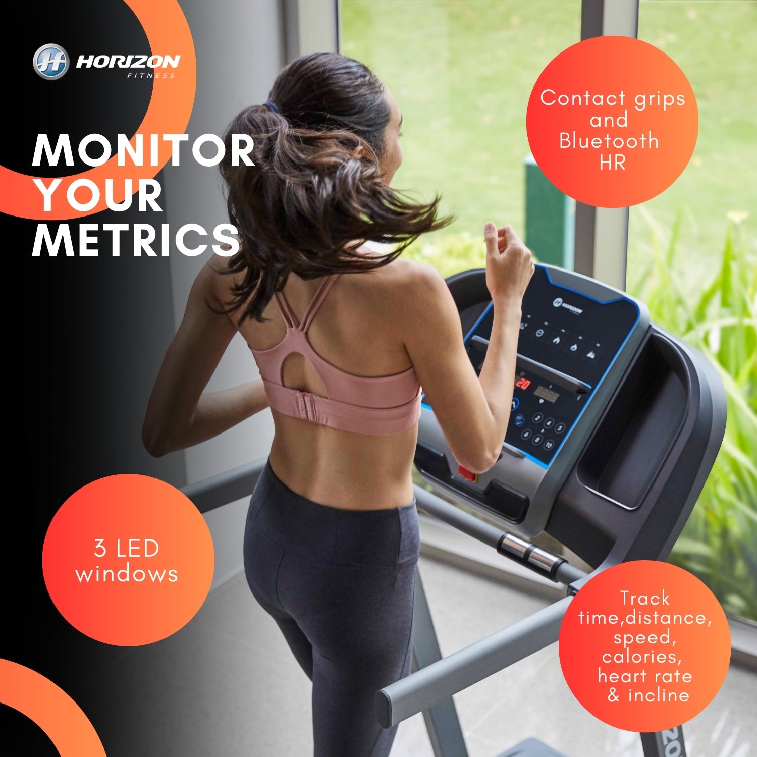Grade B - Horizon TR 5.0 @Zone Treadmill - uk.johnsonfitness.com