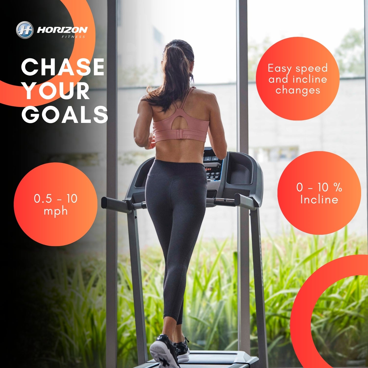 Grade B - Horizon TR 5.0 @Zone Treadmill - uk.johnsonfitness.com