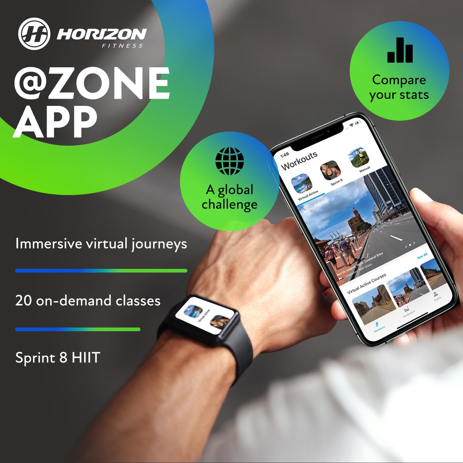 Horizon Paragon X @Zone Treadmill