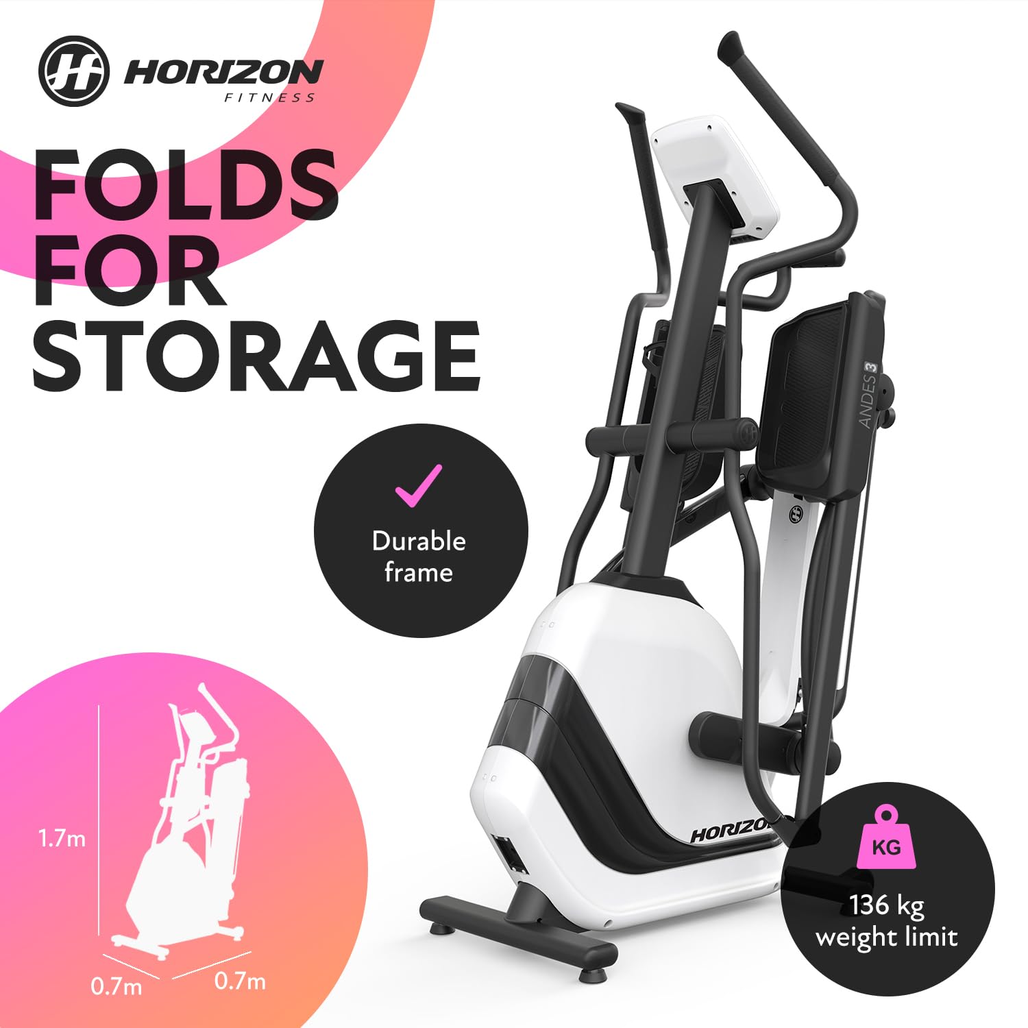 Box Damage - GRADE A - Horizon Elliptical Andes 3