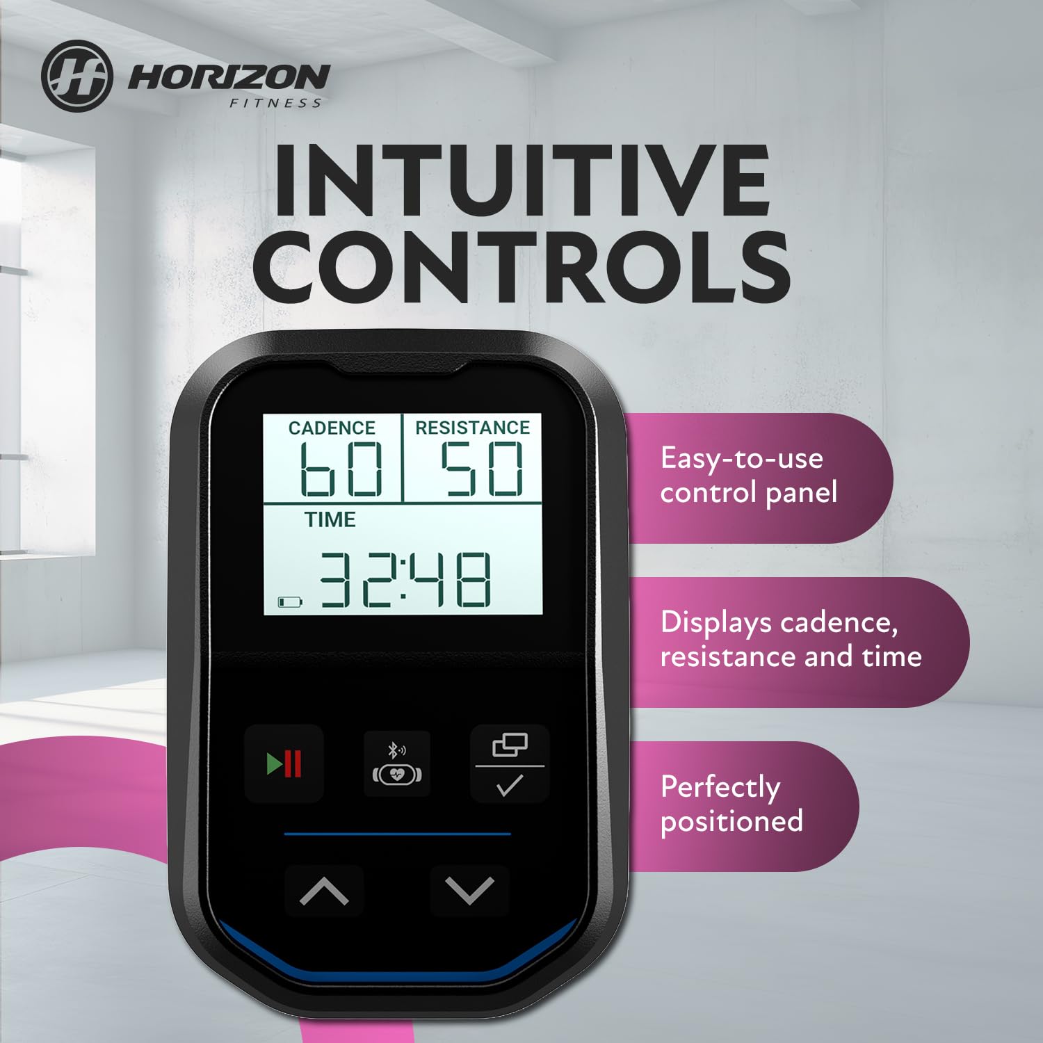 Horizon 5.0IC Indoor cycle - uk.johnsonfitness.com
