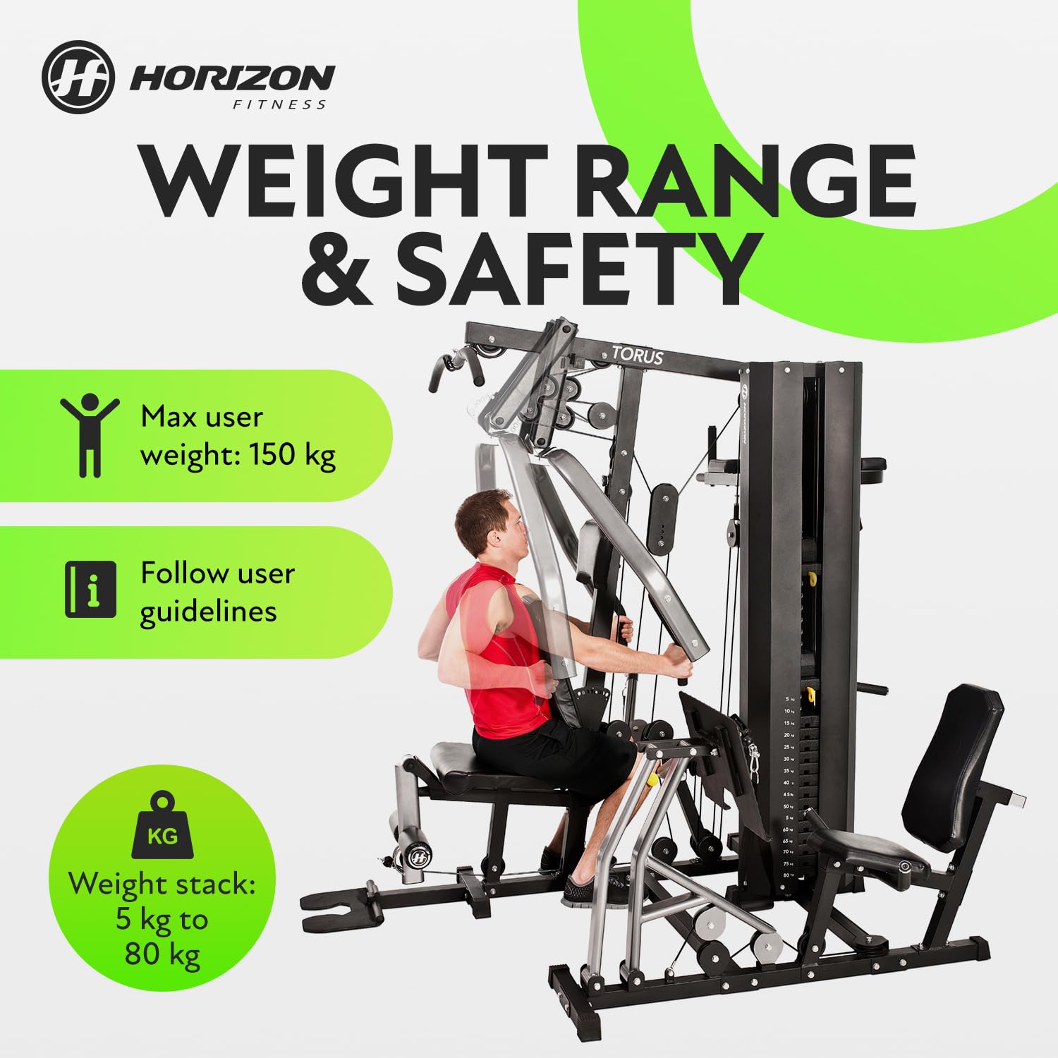Horizon Torus 5 Home Multi Gym - Installation included - uk.johnsonfitness.com