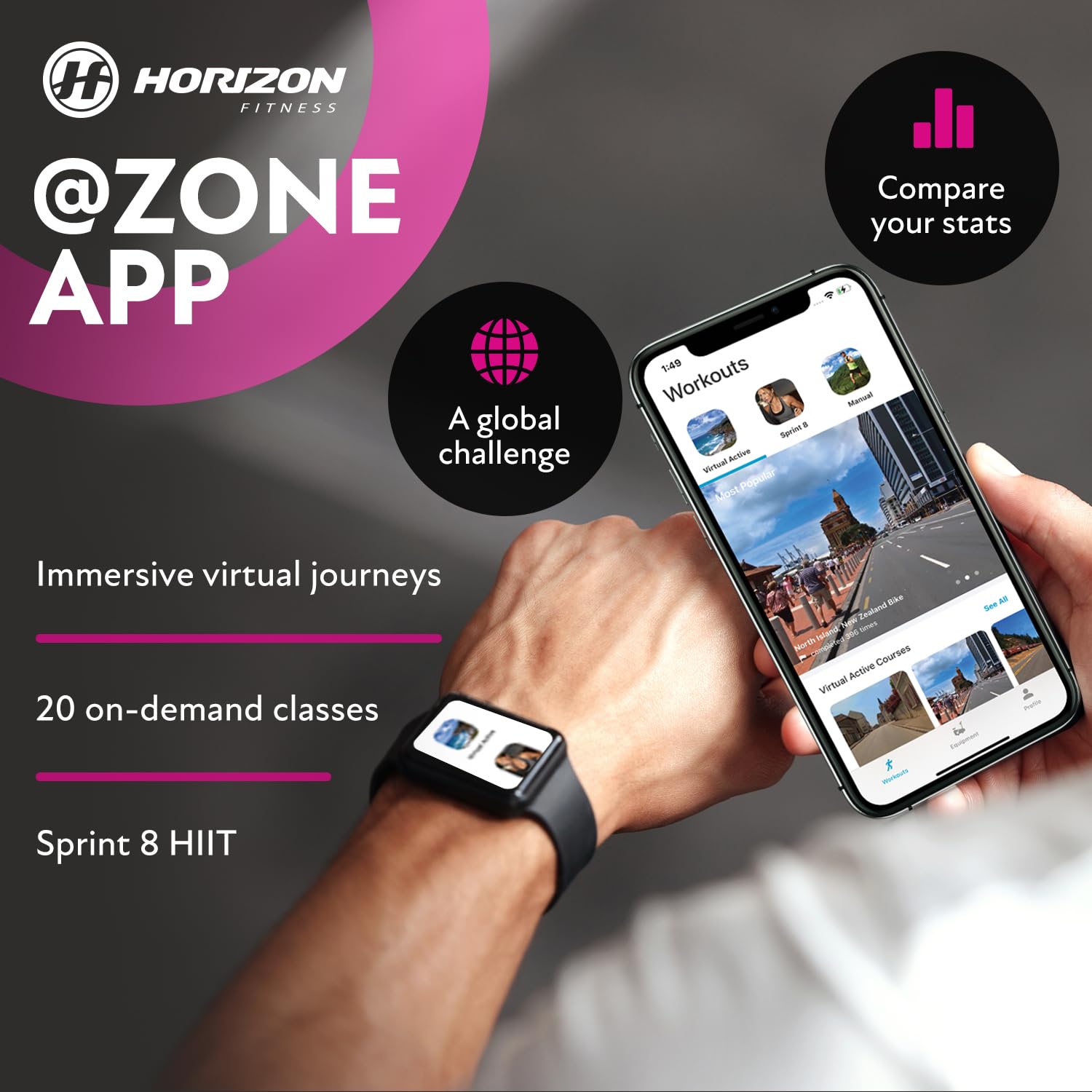 Horizon 5.0IC Indoor cycle - uk.johnsonfitness.com