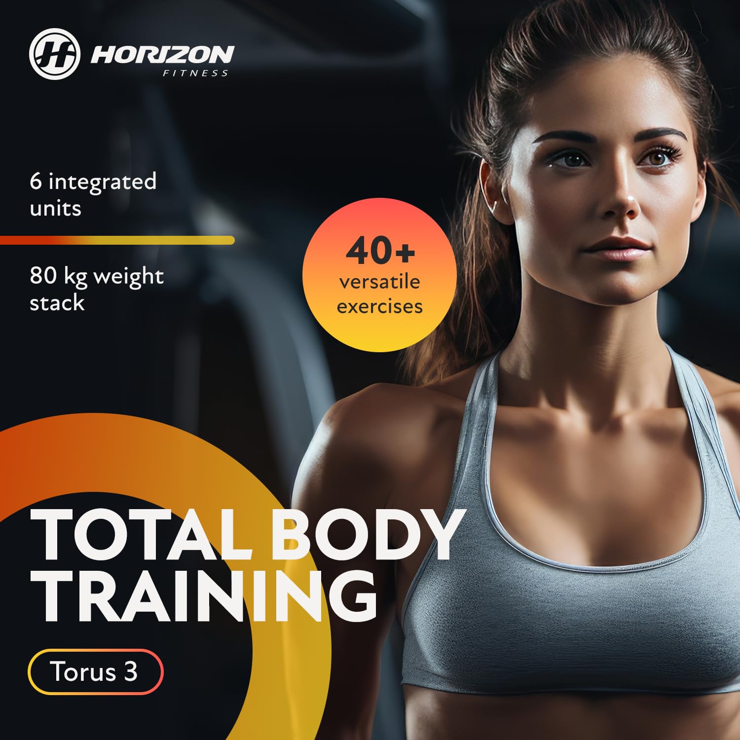 Grade C - Horizon Torus 3 Home Multi Gym - Installation Included