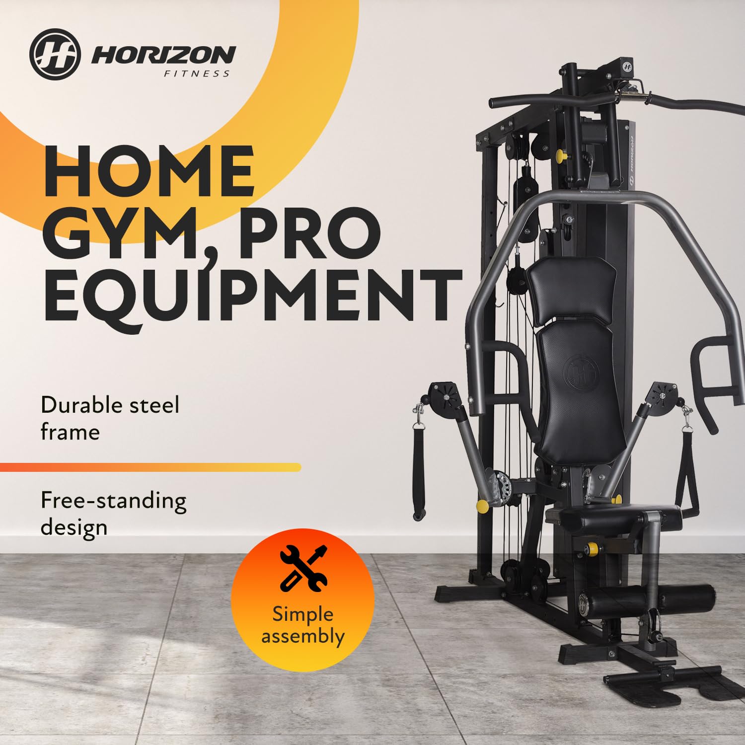 Grade C - Horizon Torus 3 Home Multi Gym - Installation Included