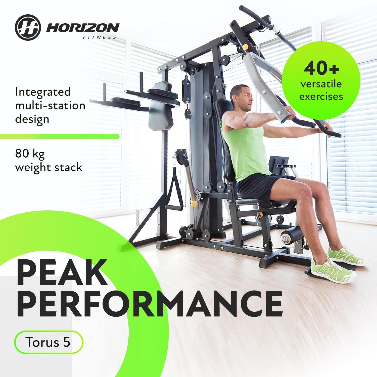 Horizon Torus Home Multi Gym Johnson Fitness UK
