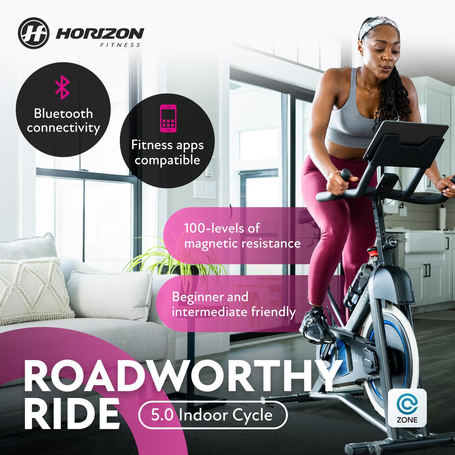 Horizon 5.0IC Indoor cycle - uk.johnsonfitness.com