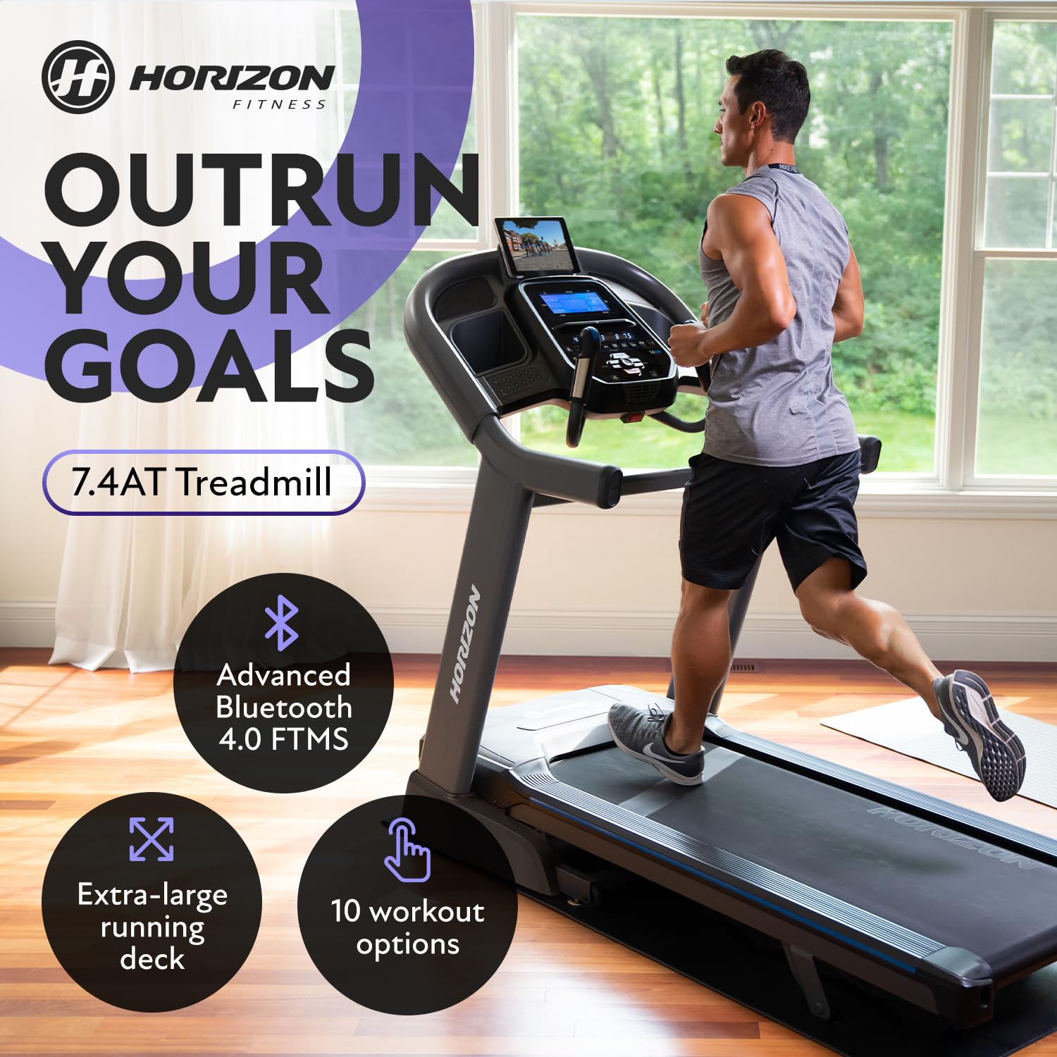 Horizon 7.4AT @Zone Treadmill - uk.johnsonfitness.com