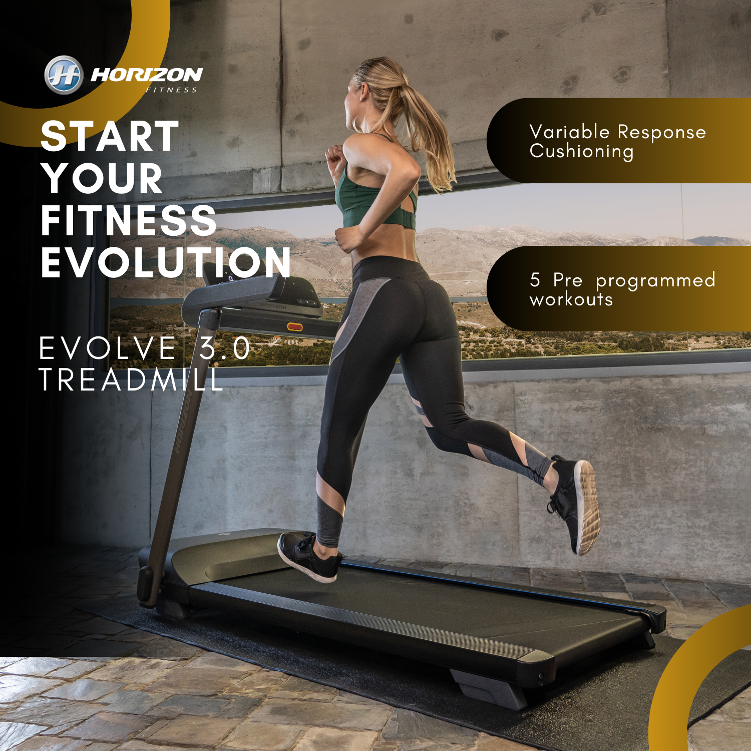 Horizon Evolve 3.0 @Zone Treadmill - uk.johnsonfitness.com