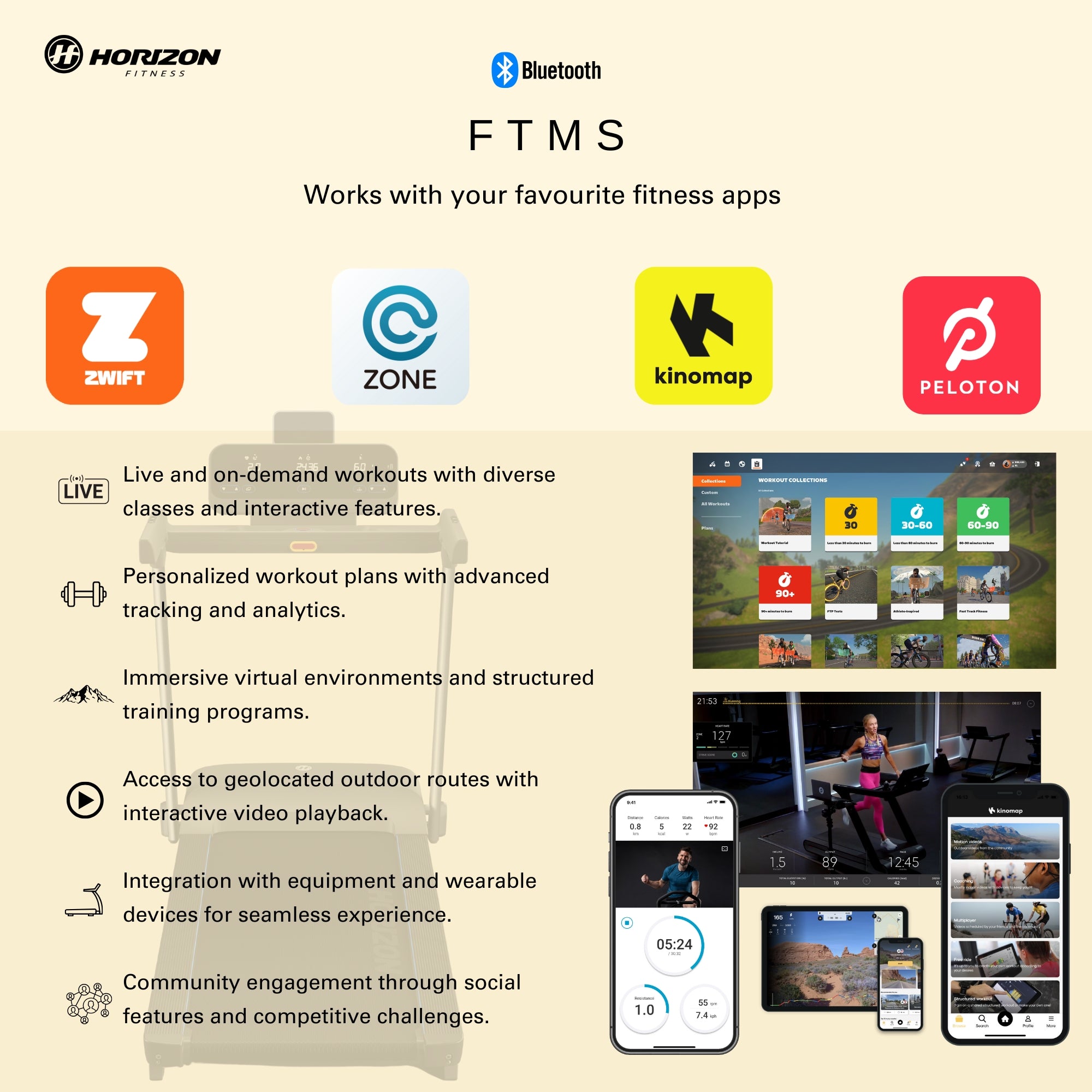 Horizon Evolve 3.0 @Zone Treadmill - uk.johnsonfitness.com