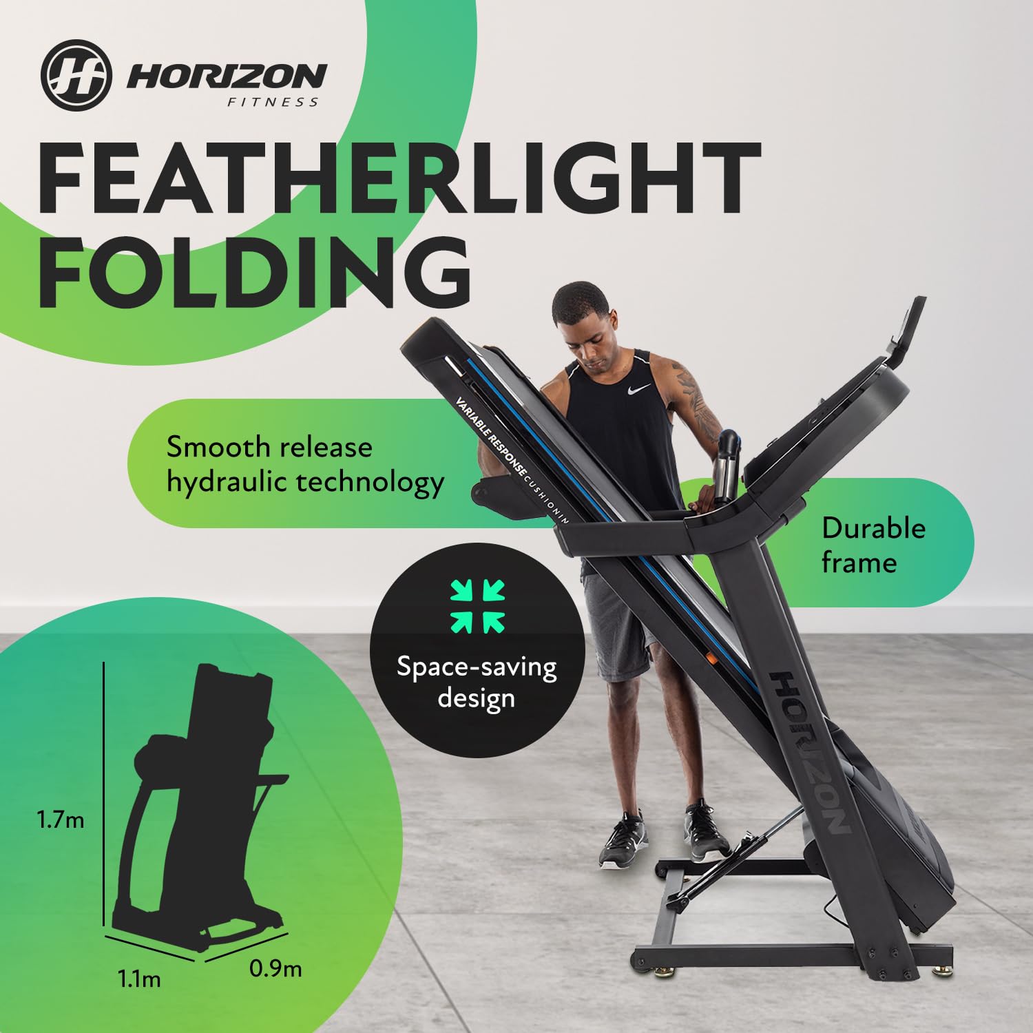 Grade B - Horizon 7.0AT @Zone Treadmill