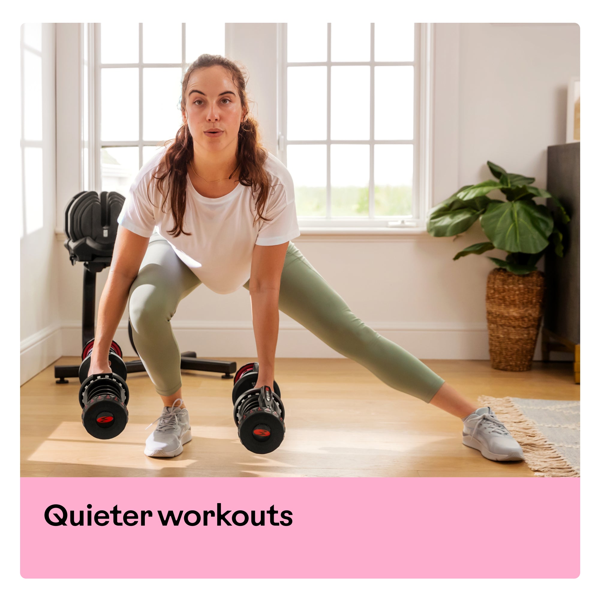 BowFlex 1090i Adjustable Dumbbell Pair with BowFlex Stand - uk.johnsonfitness.com