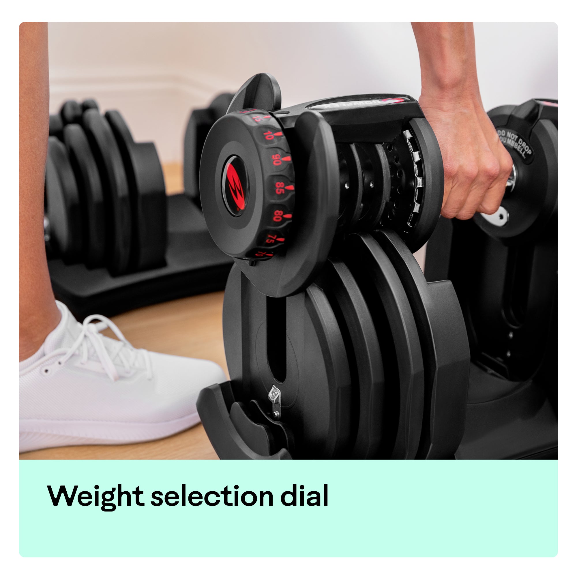 BowFlex 1090i Adjustable Dumbbell Pair with BowFlex Stand - uk.johnsonfitness.com