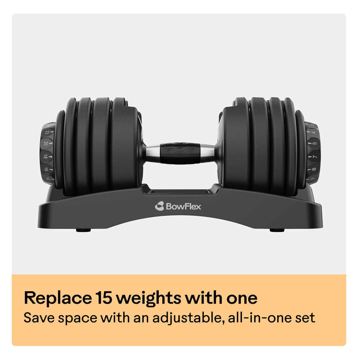 BowFlex 52s Adjustable Dumbbell Pair - uk.johnsonfitness.com