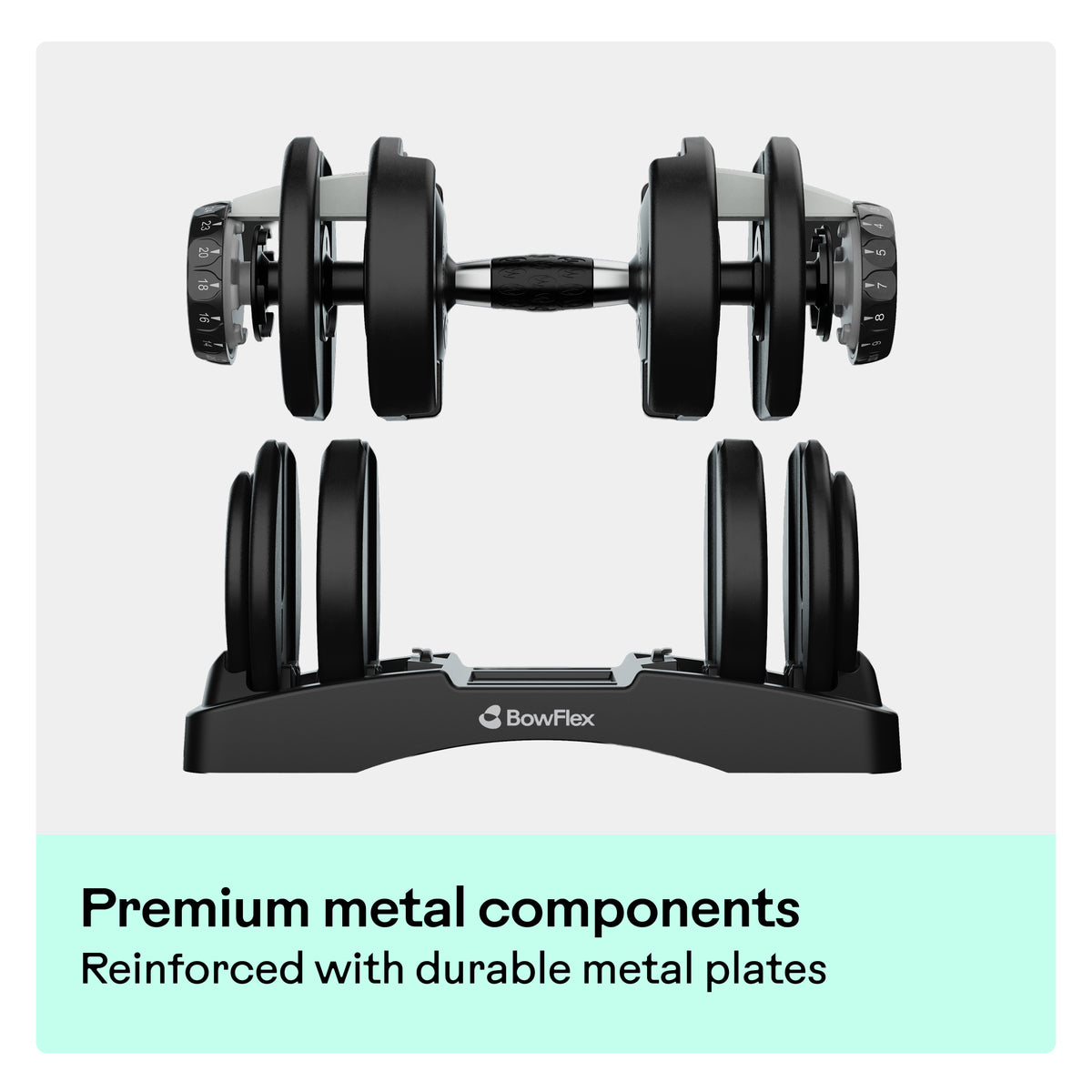 BowFlex 52s Adjustable Dumbbell Pair - uk.johnsonfitness.com
