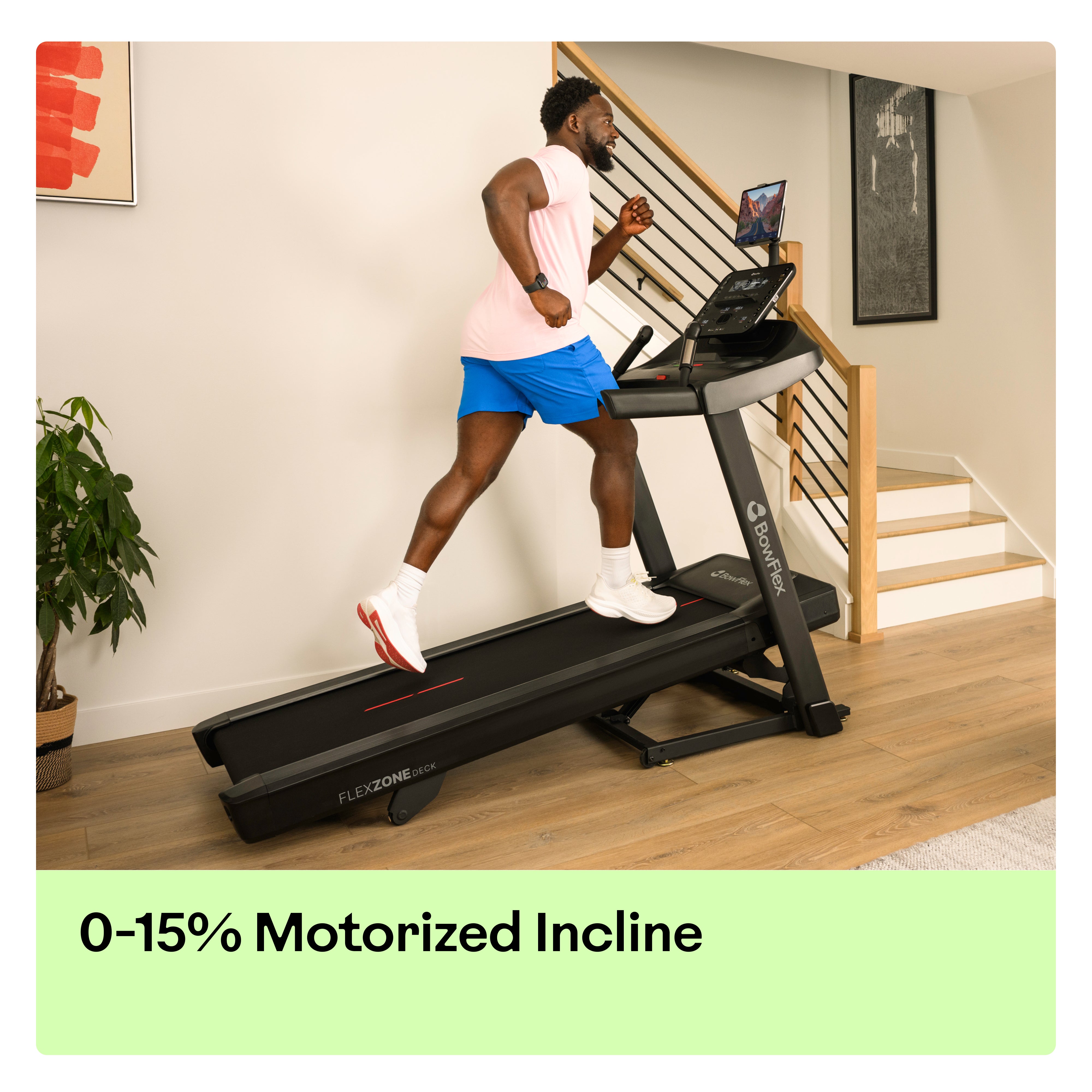 BowFlex T6 Folding Treadmill – Smart Connected Running Machine with 20 km/h Speed, 15% Incline, Bluetooth & Fitness App Compatibility - uk.johnsonfitness.com