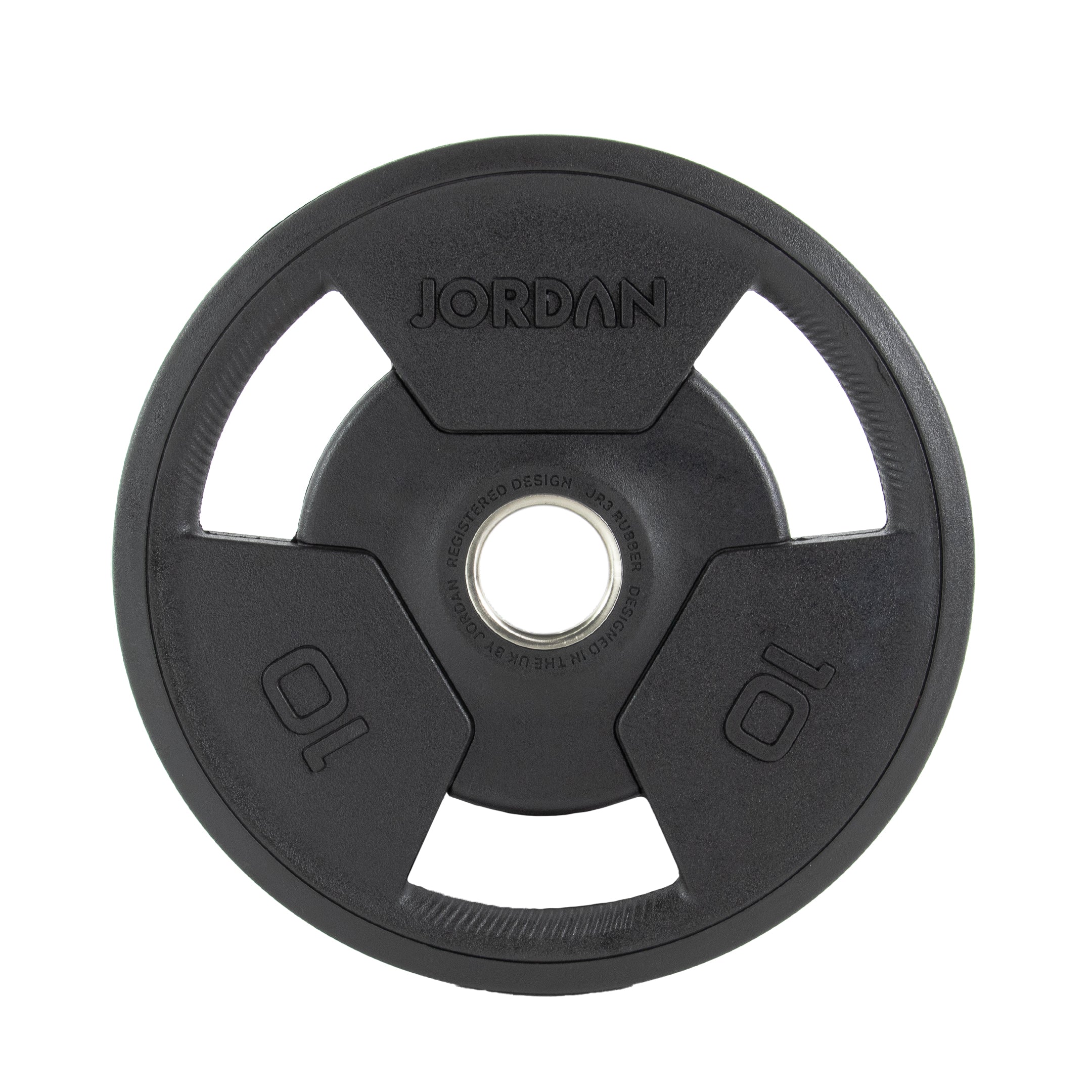 Jordan Fitness Rubber Tri-Grip Olympic Plates - uk.johnsonfitness.com