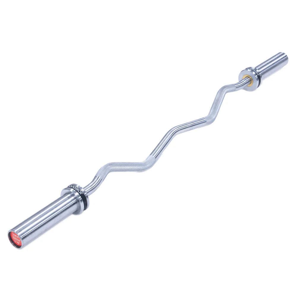 Jordan Fitness Steel Series Curl Bar with bearings