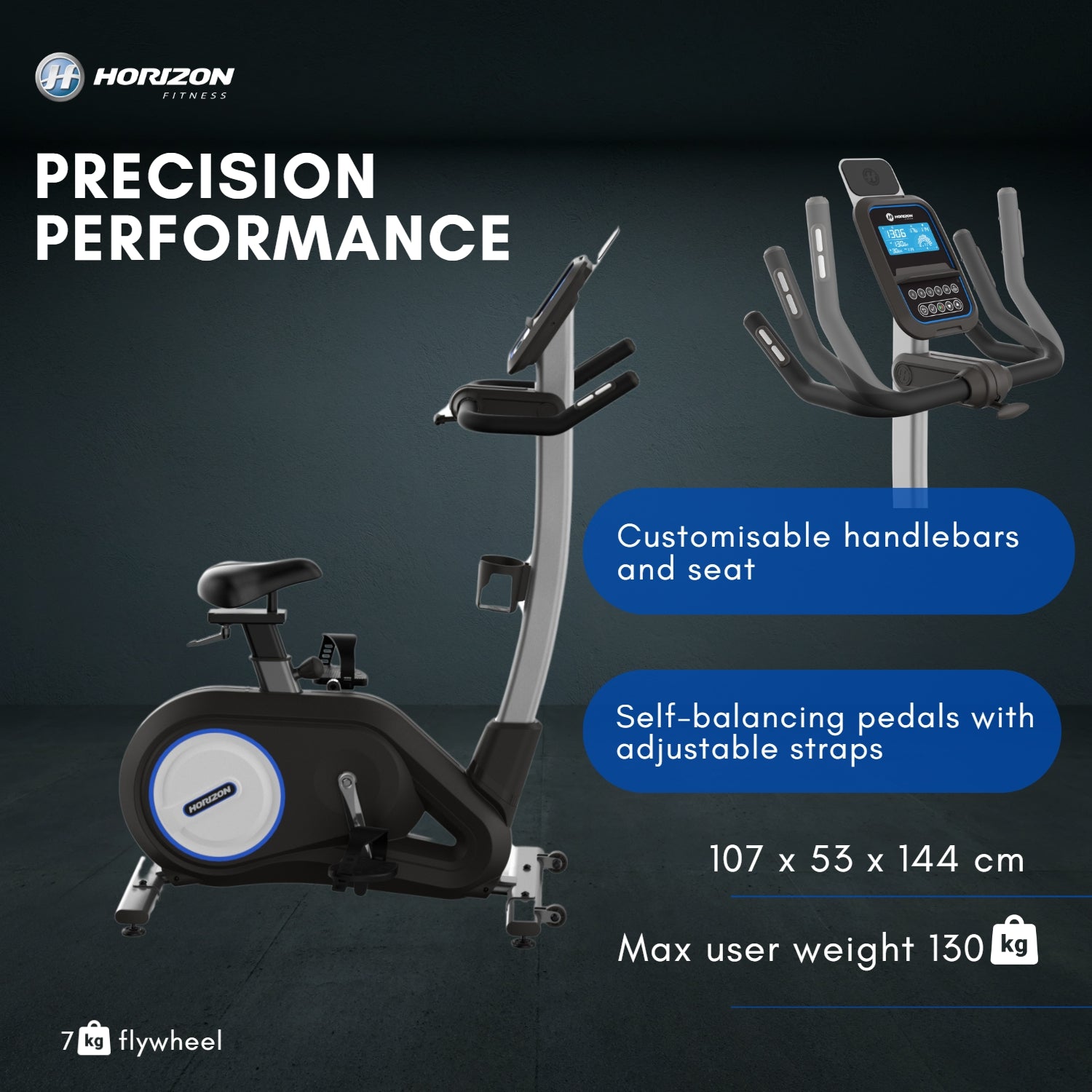 Horizon Paros 3.0 Upright Bike 3