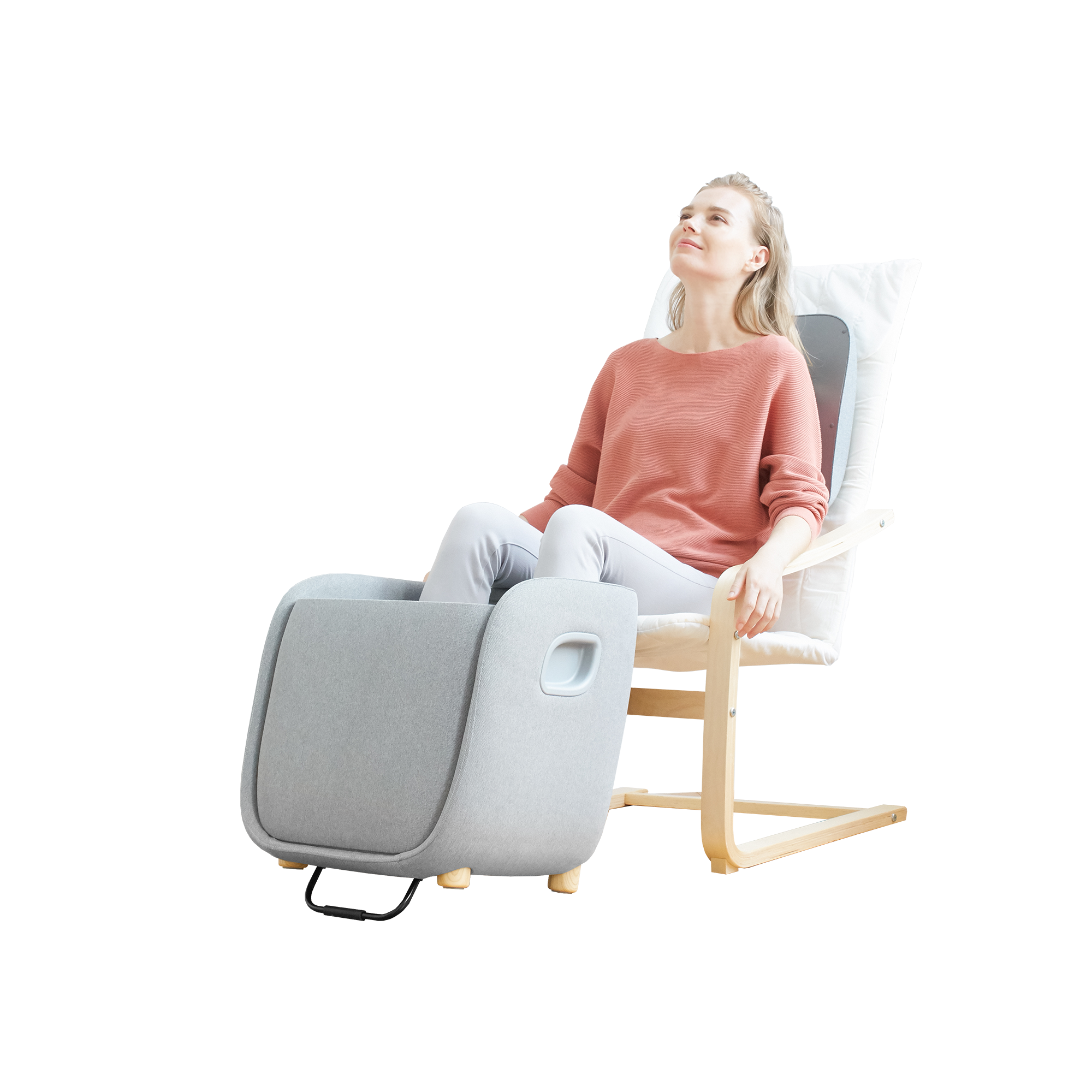 Synca Rei - Foot - Calf - Lumbar Ottoman Massager - uk.johnsonfitness.com