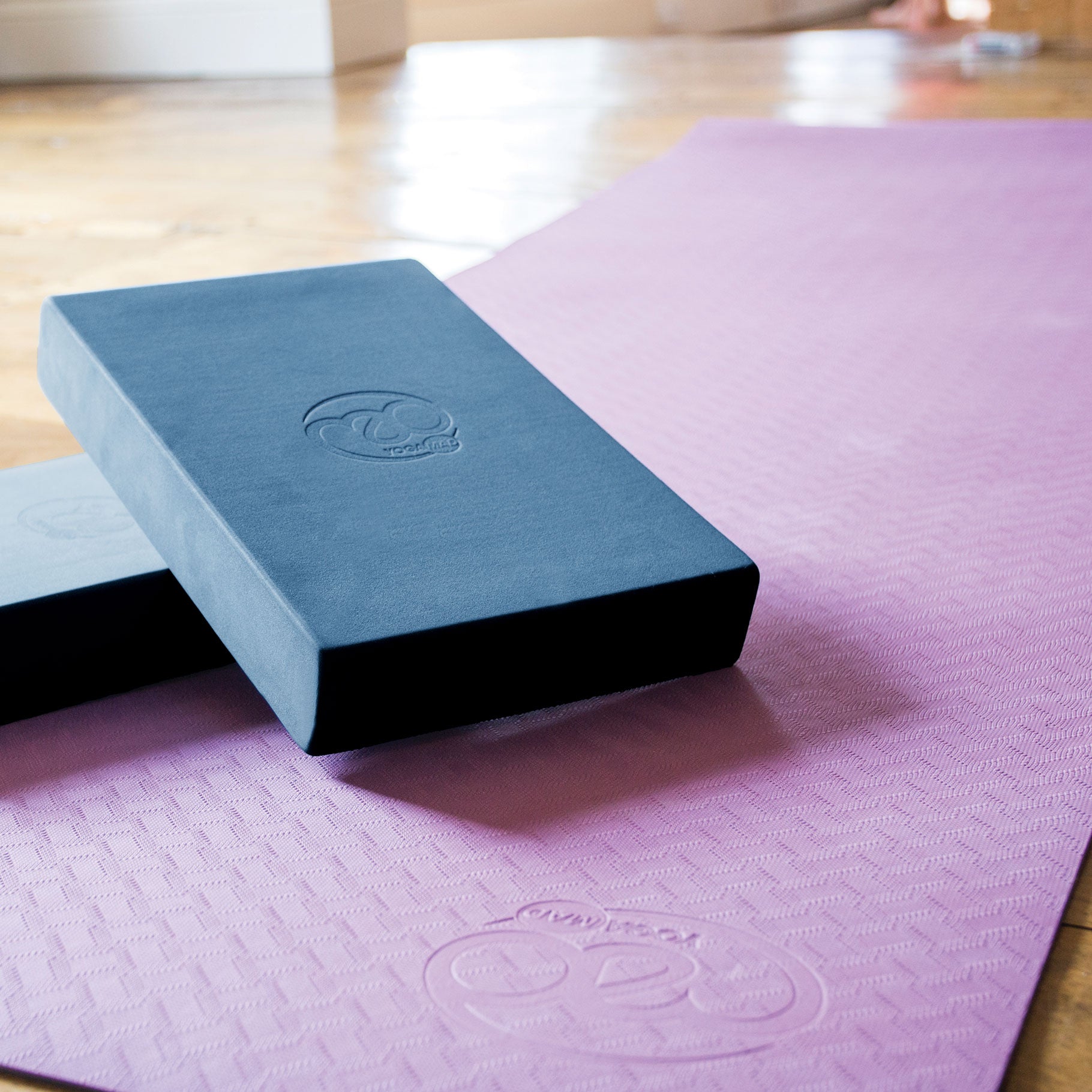 Full Yoga Block in Blue 3