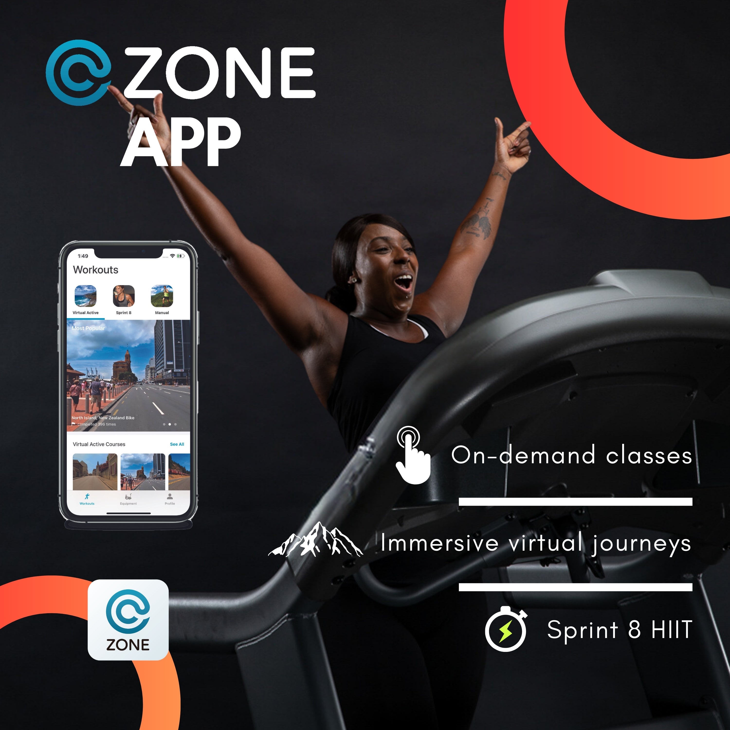 Grade B - Horizon TR 5.0 @Zone Treadmill - uk.johnsonfitness.com