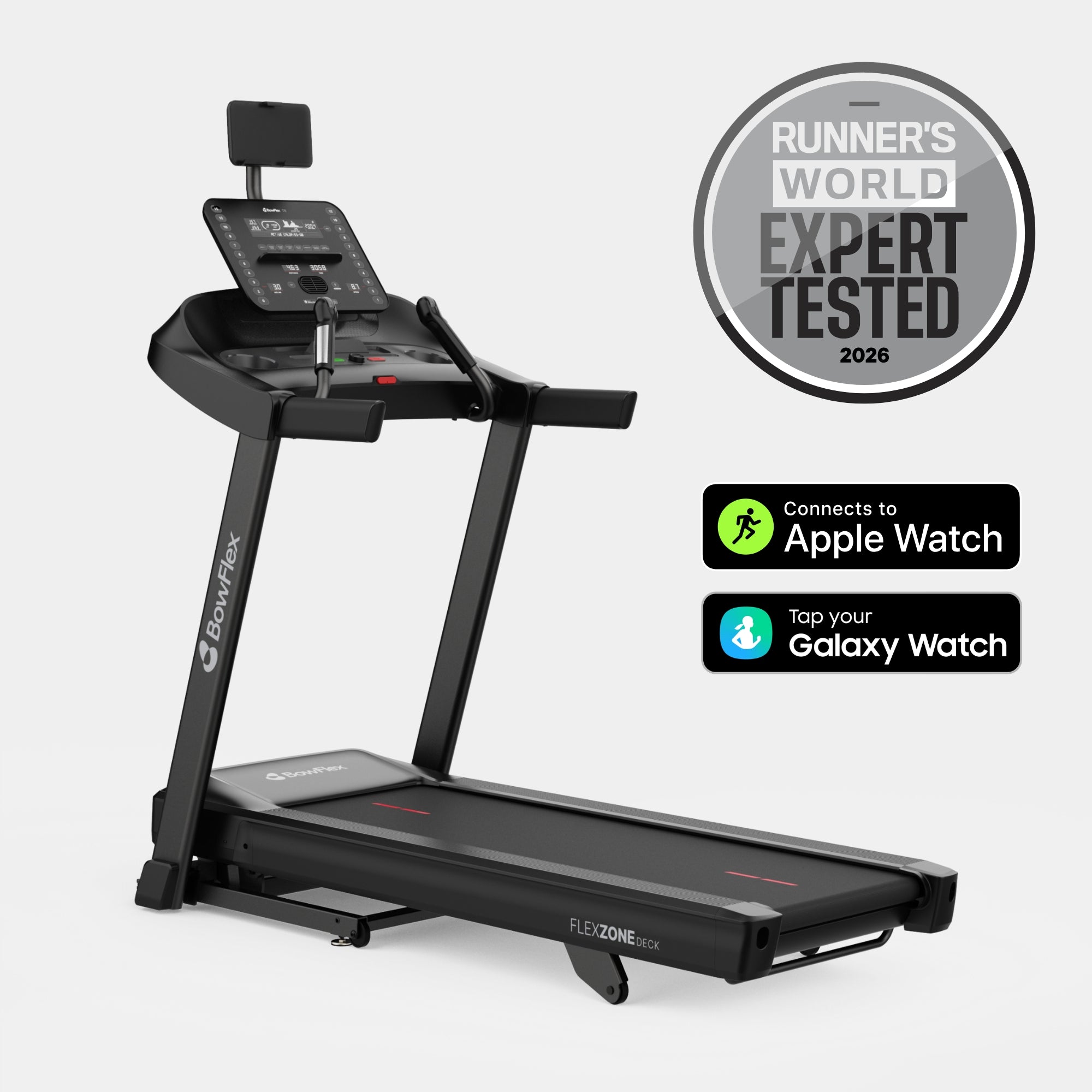 BowFlex T6 Folding Treadmill – Smart Connected Running Machine with 20 km/h Speed, 15% Incline, Bluetooth & Fitness App Compatibility - uk.johnsonfitness.com