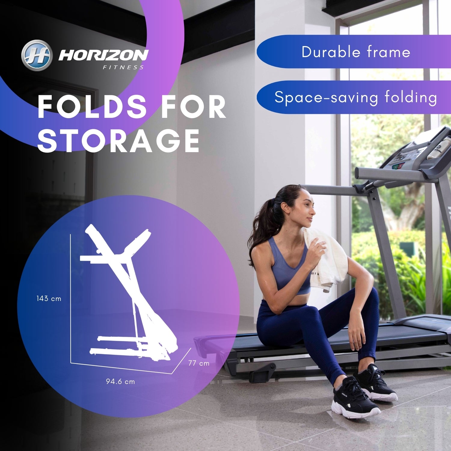Horizon TR 3.0 @Zone Treadmill - uk.johnsonfitness.com