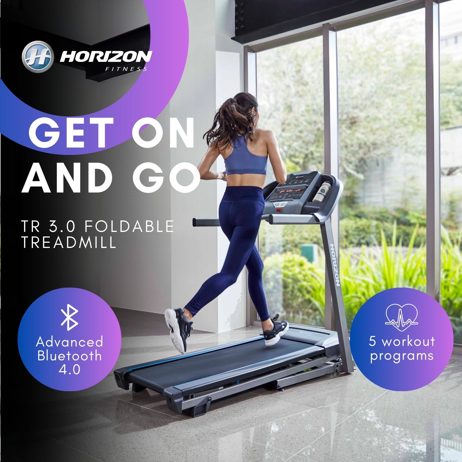 Horizon TR 3.0 @Zone Treadmill - uk.johnsonfitness.com