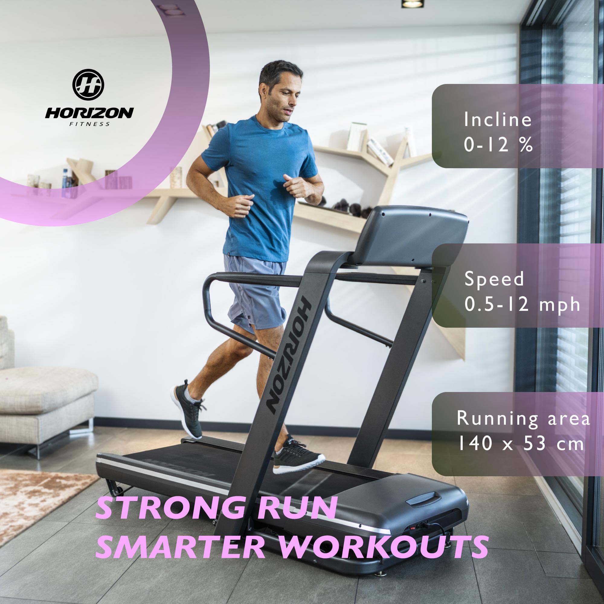 Horizon Omega Z-02 @Zone Treadmill