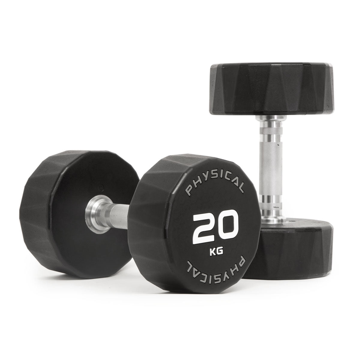 Physical Performance PU Dumbbells - 2x 20kg - uk.johnsonfitness.com